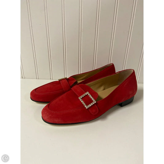 Shoes Flats By Talbots In Red, Size: 6.5