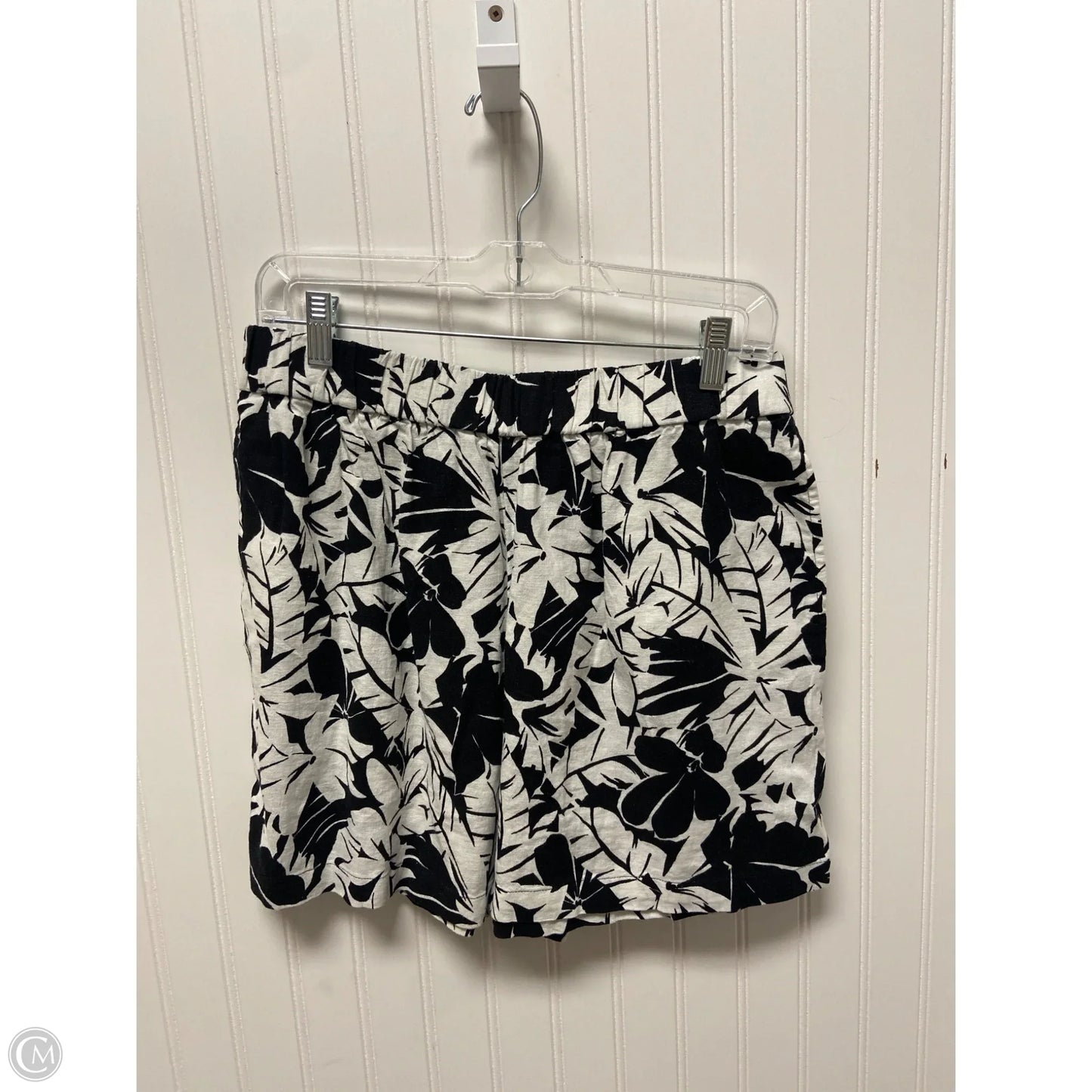 Shorts By Michael By Michael Kors In Black & White, Size: M