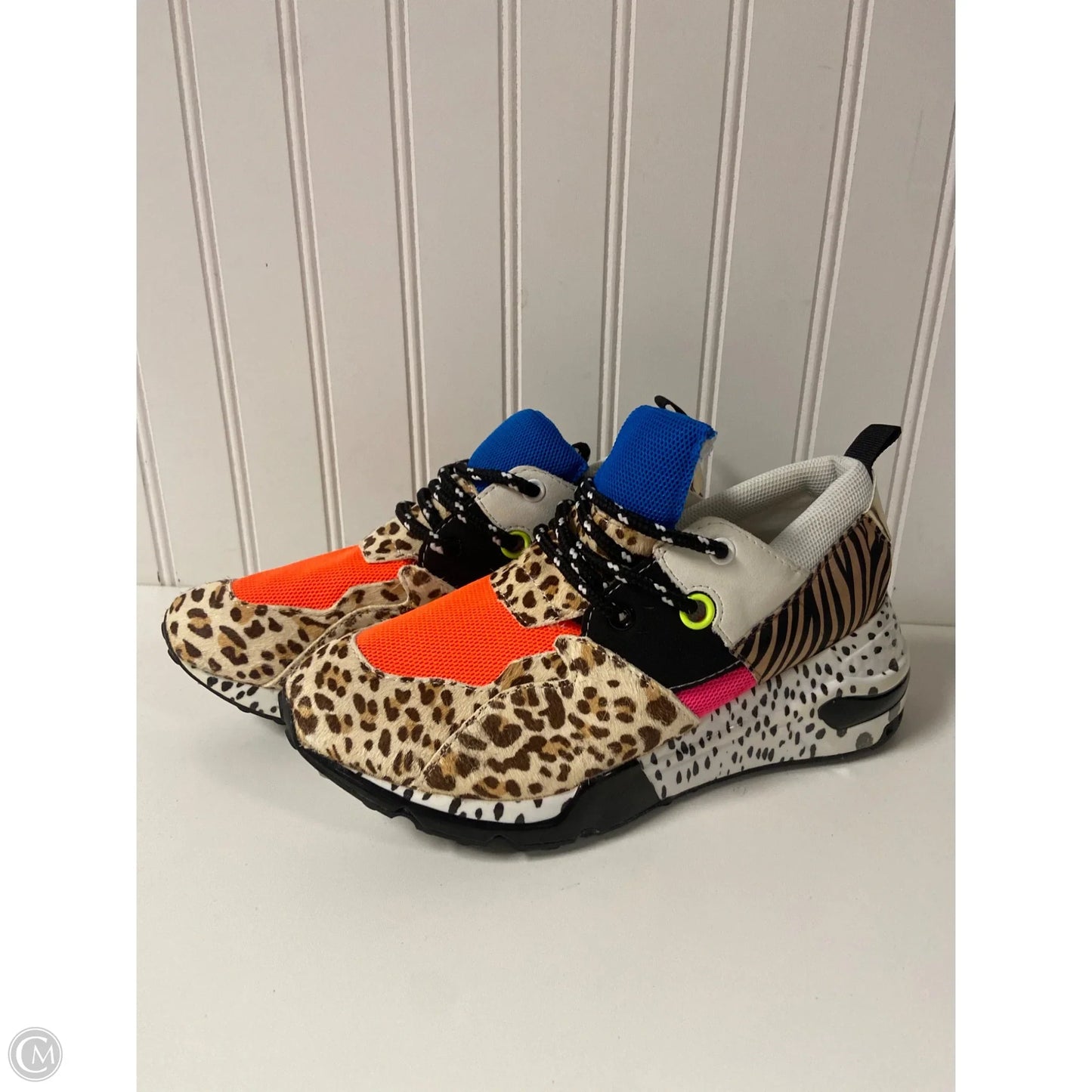 Shoes Sneakers By Steve Madden In Animal Print, Size: 7