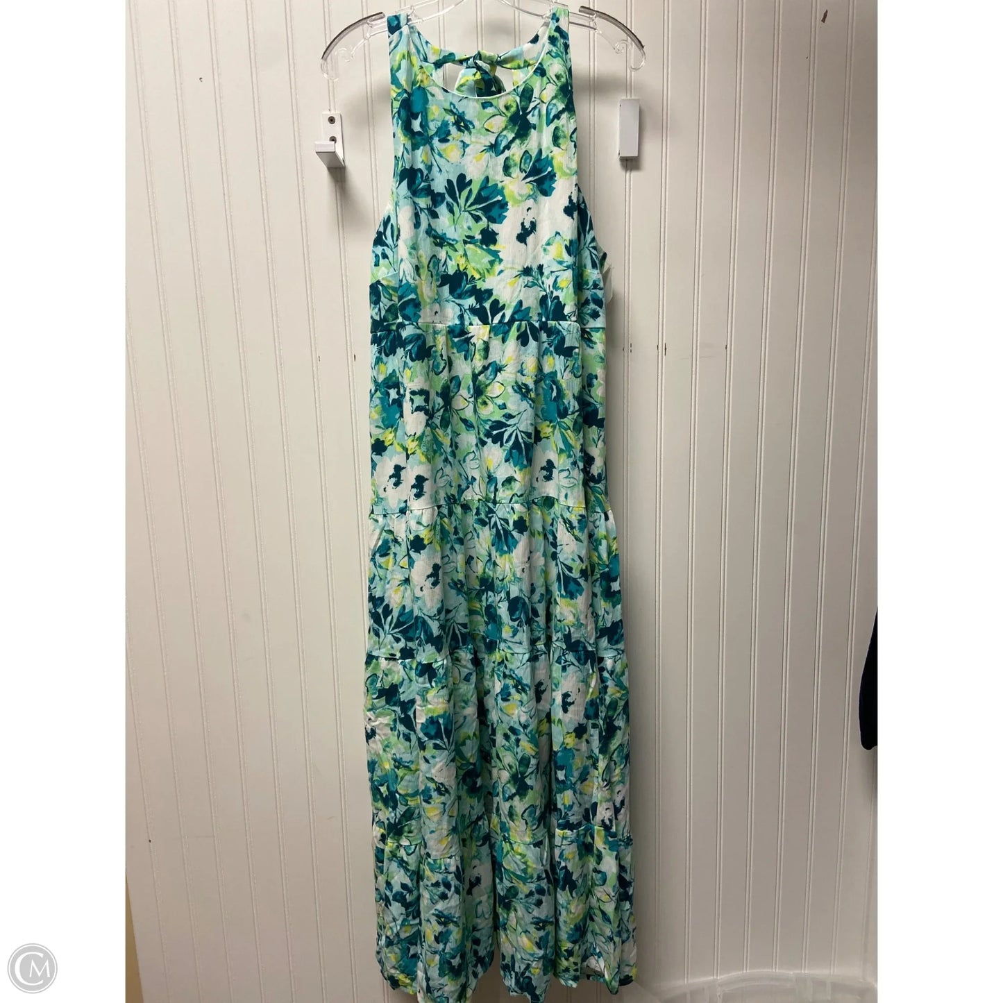 Dress Casual Maxi By Torrid In Blue & White, Size: 1x