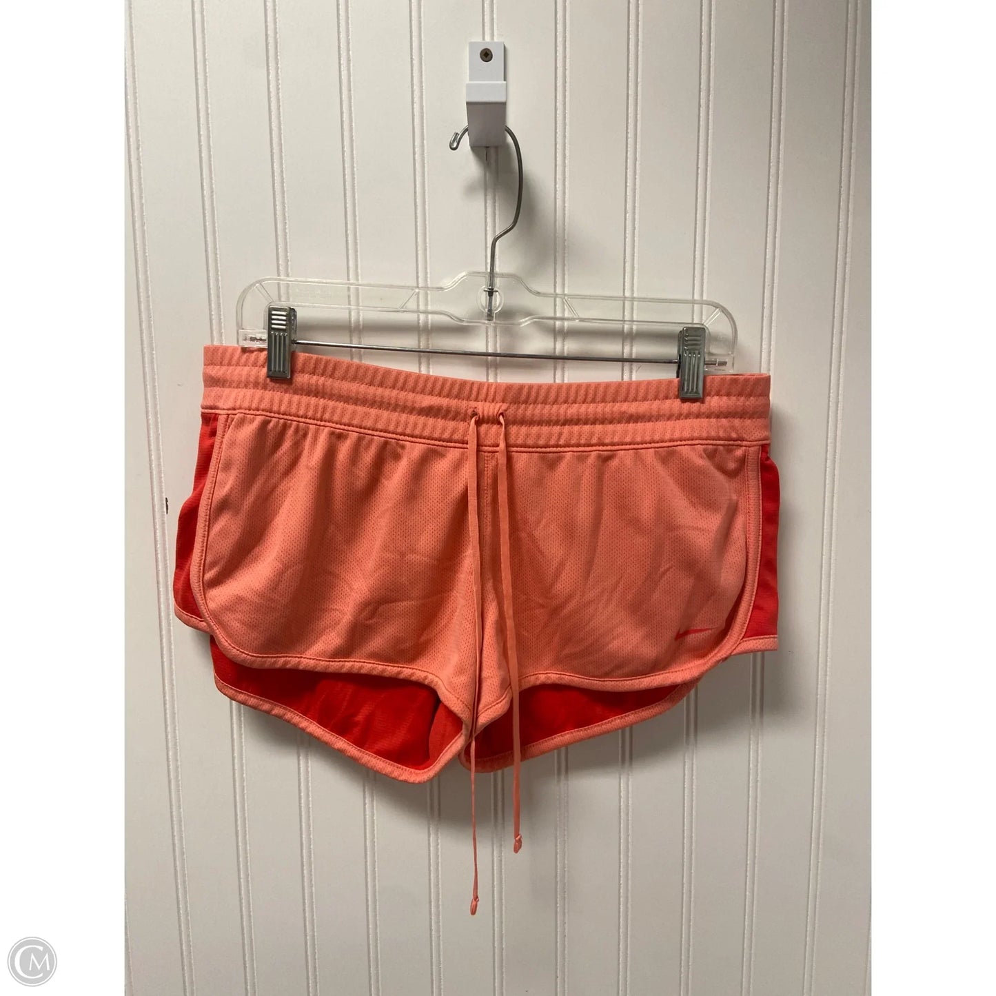 Athletic Shorts By Nike In Coral, Size: M