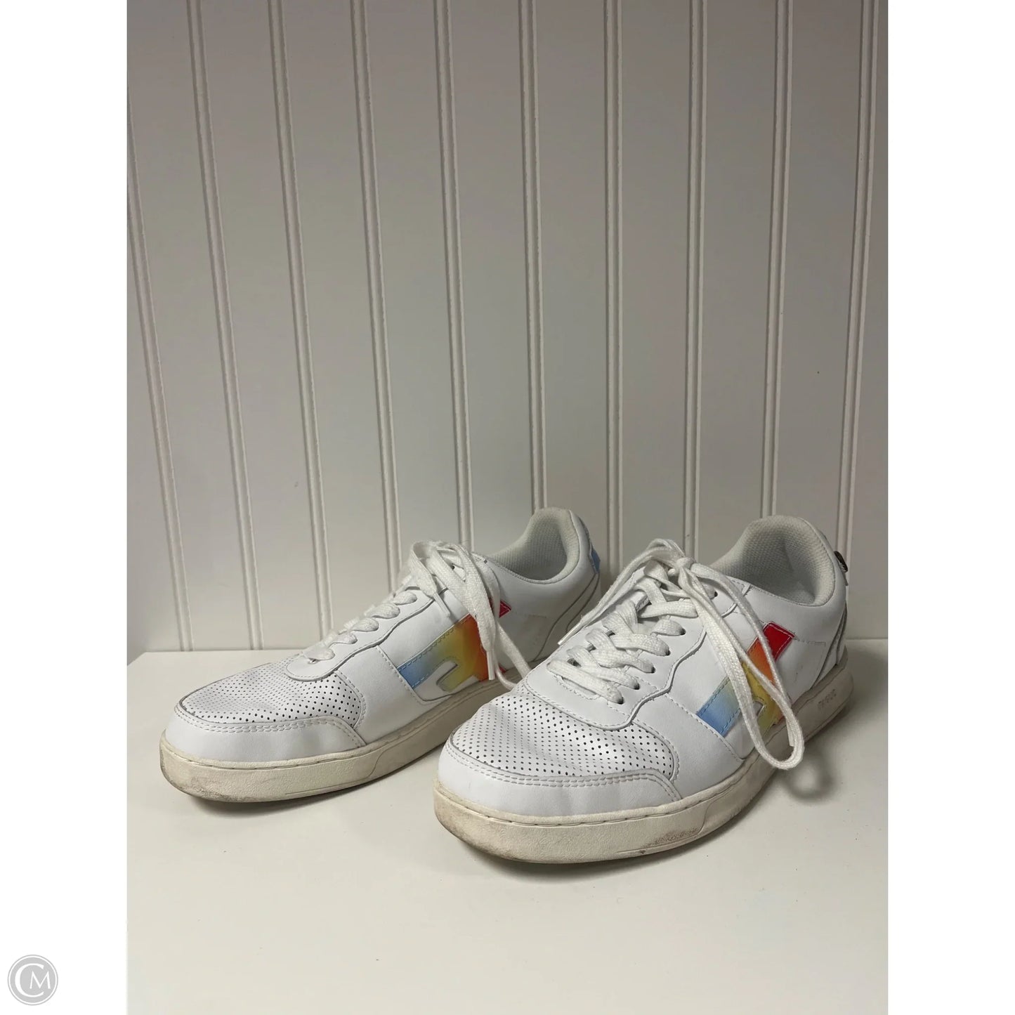 Shoes Sneakers By Clothes Mentor In Yellow, Size: 9.5