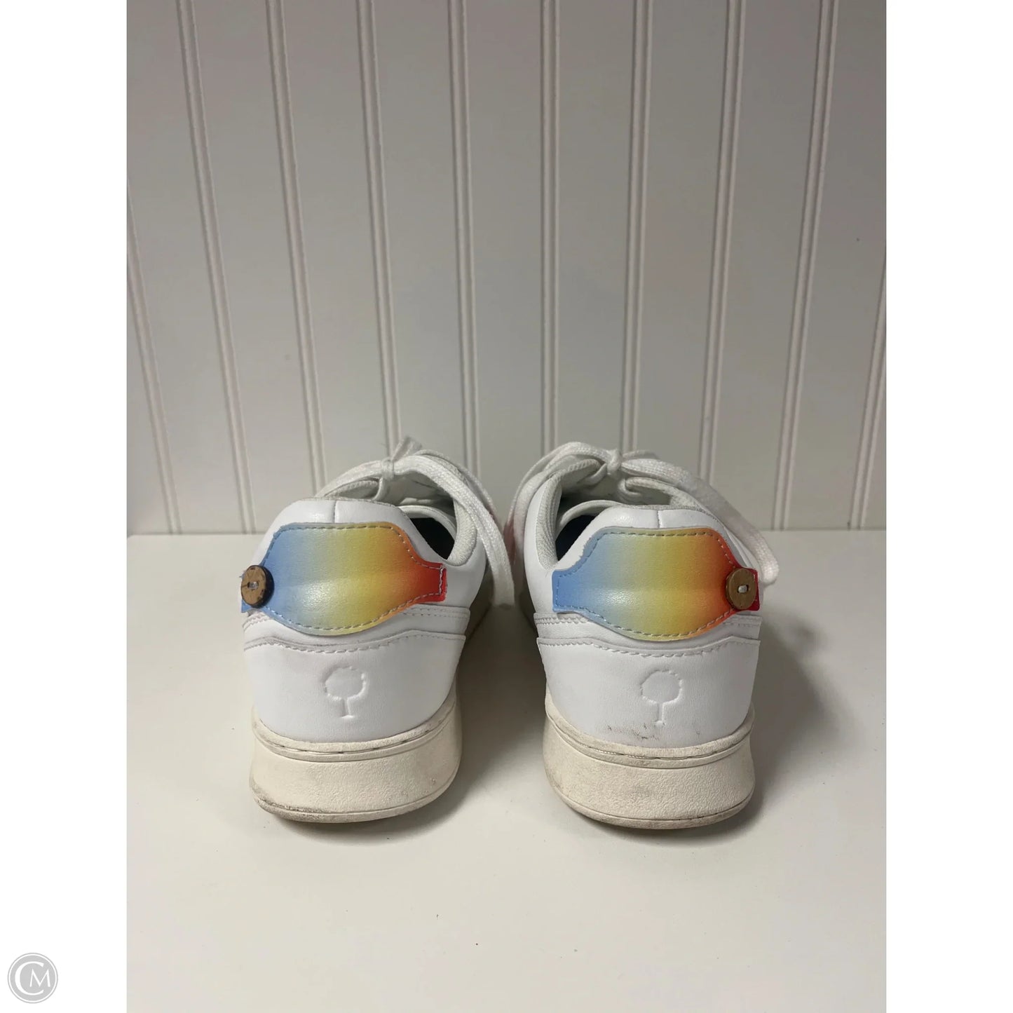 Shoes Sneakers By Clothes Mentor In Yellow, Size: 9.5