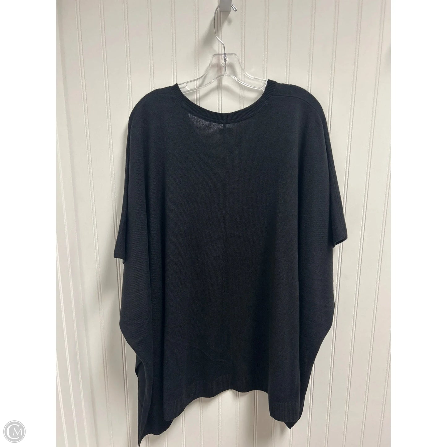Sweater Short Sleeve By A New Day In Black, Size: Osfm
