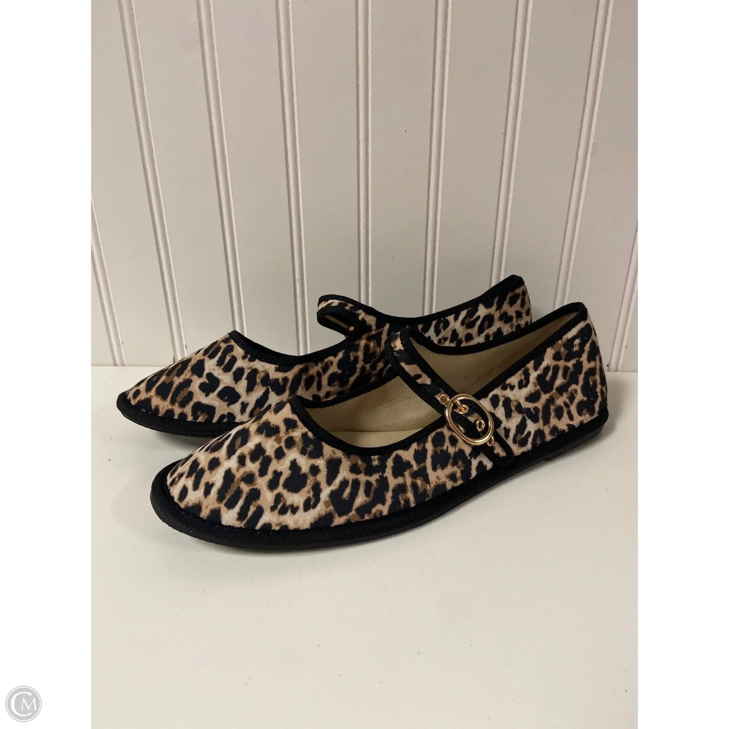 Shoes Flats By Soda In Animal Print, Size: 10