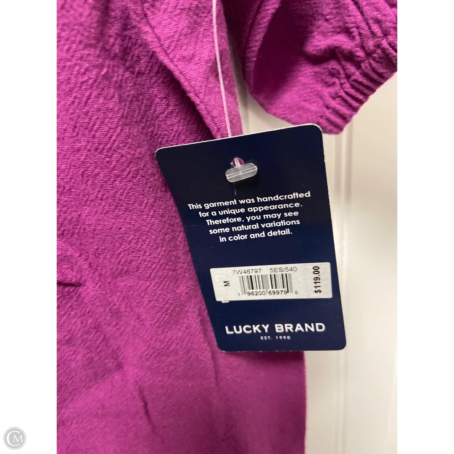 Top Short Sleeve By Lucky Brand In Purple, Size: M