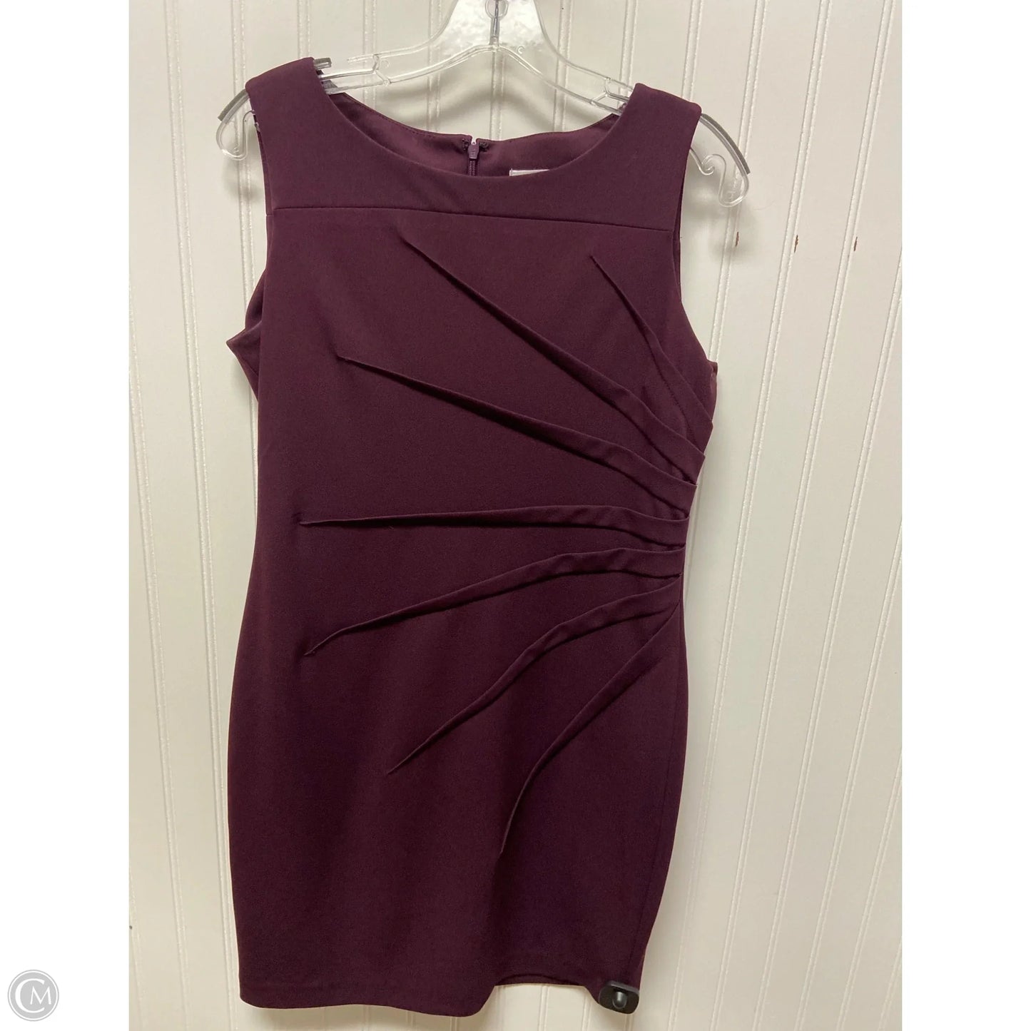 Dress Work By Calvin Klein In Purple, Size: Lp