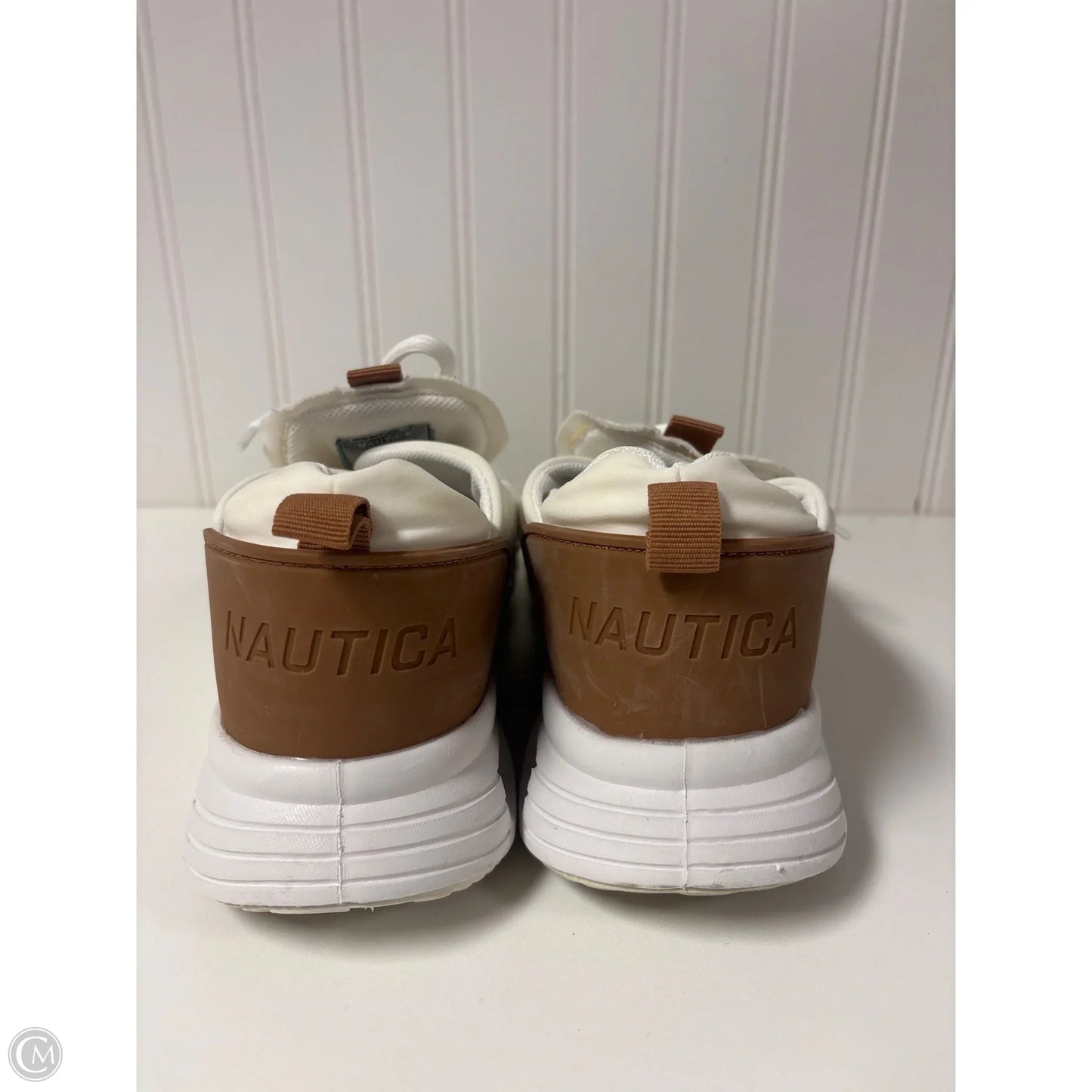 Shoes Sneakers By Nautica In White, Size: 9.5