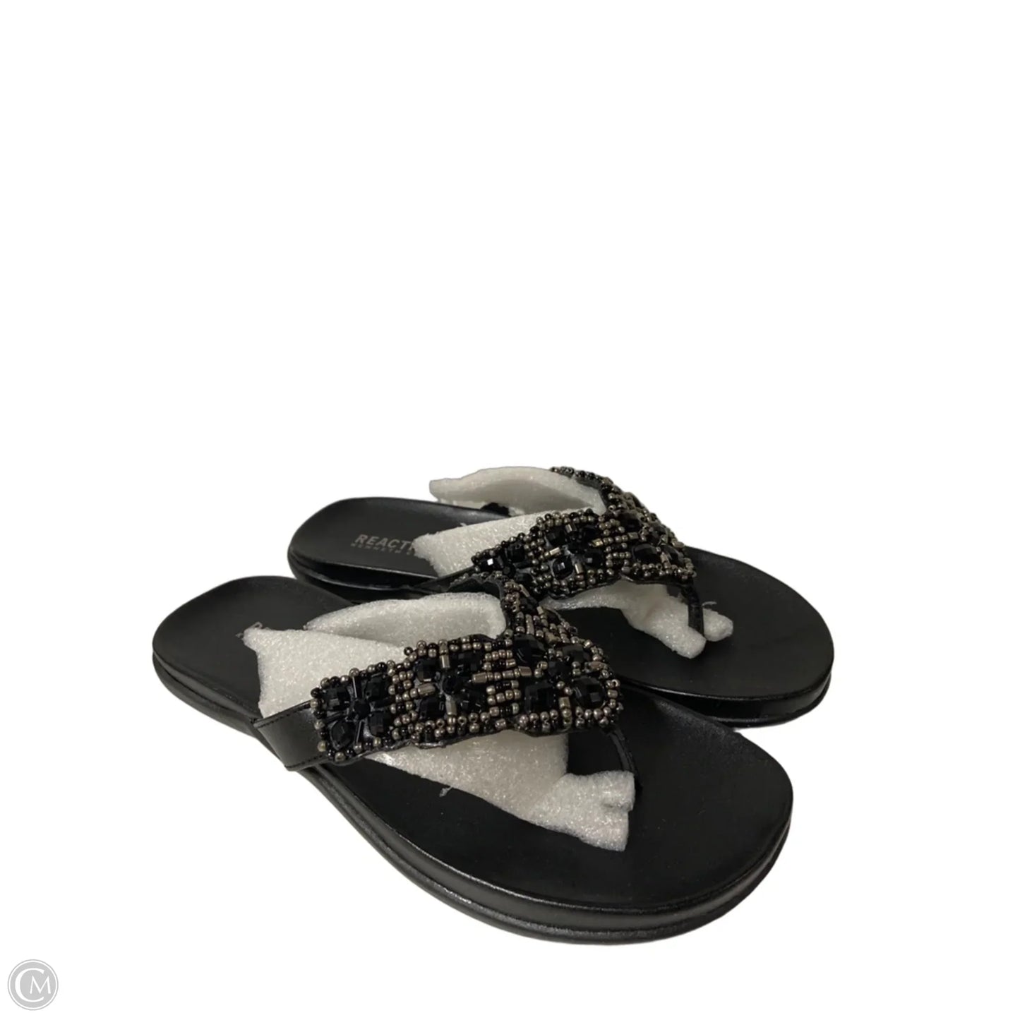 Sandals Flip Flops By Kenneth Cole In Black, Size: 6.5