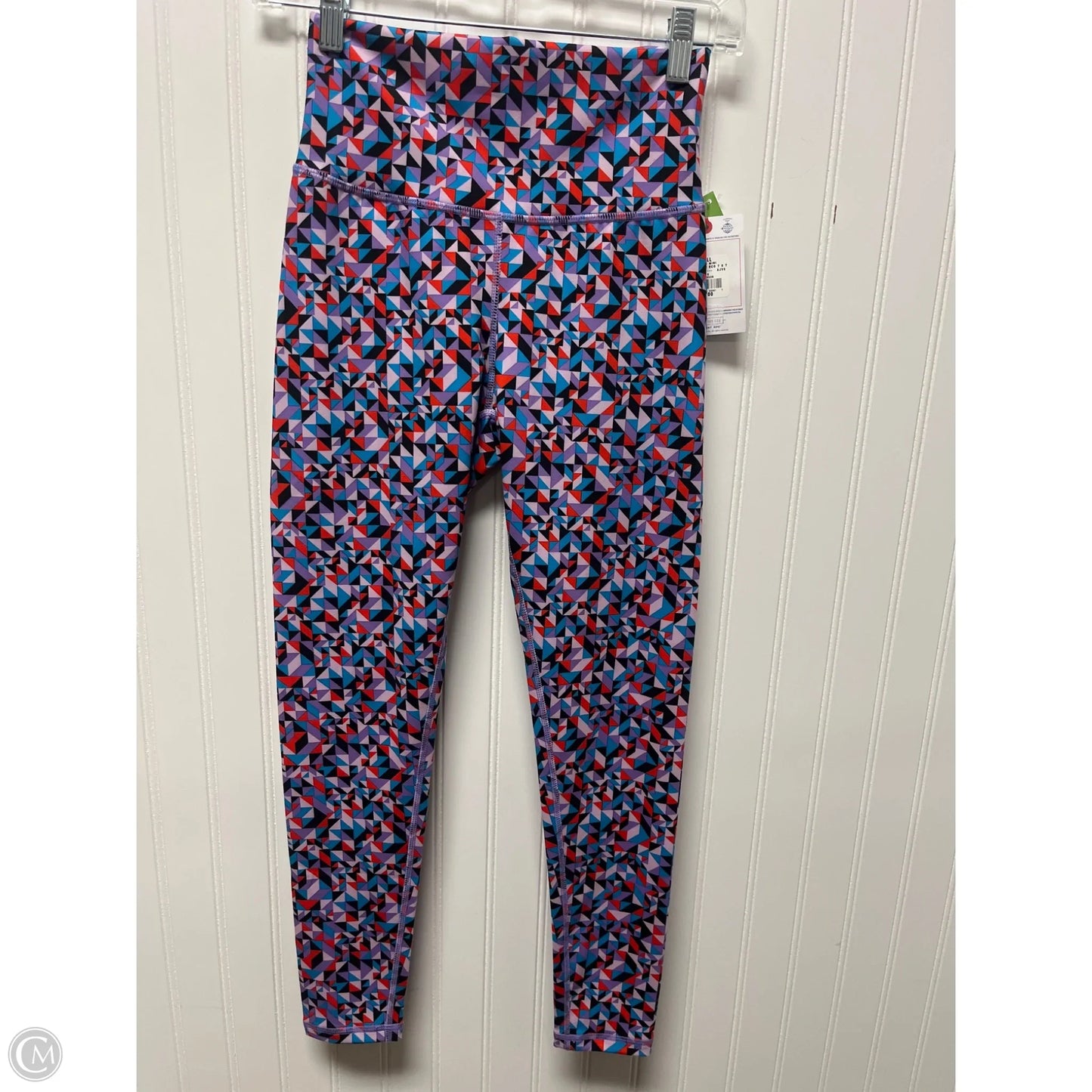 Athletic Leggings By Champion In Purple & Red, Size: S