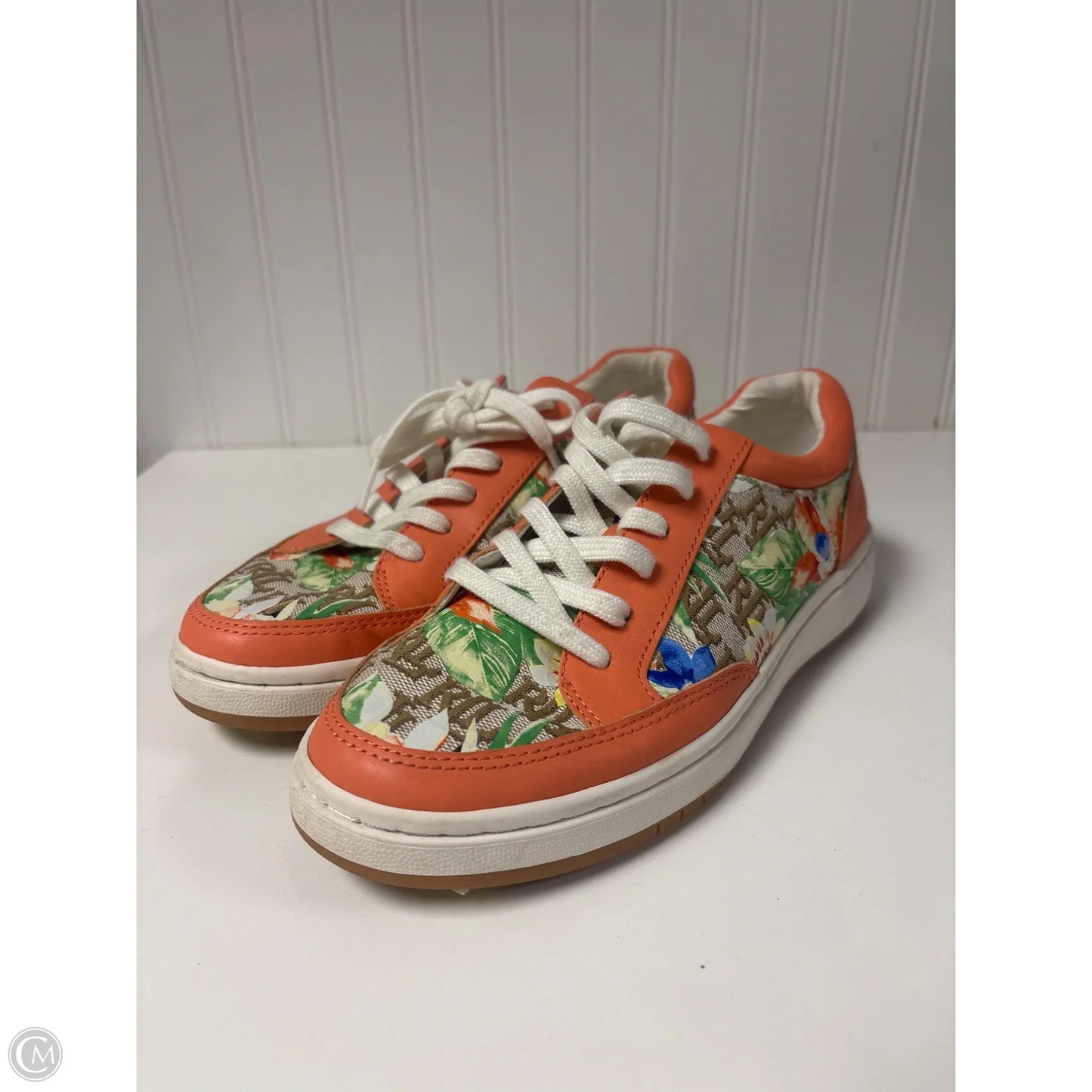 Shoes Sneakers By Lauren By Ralph Lauren In Peach, Size: 7.5