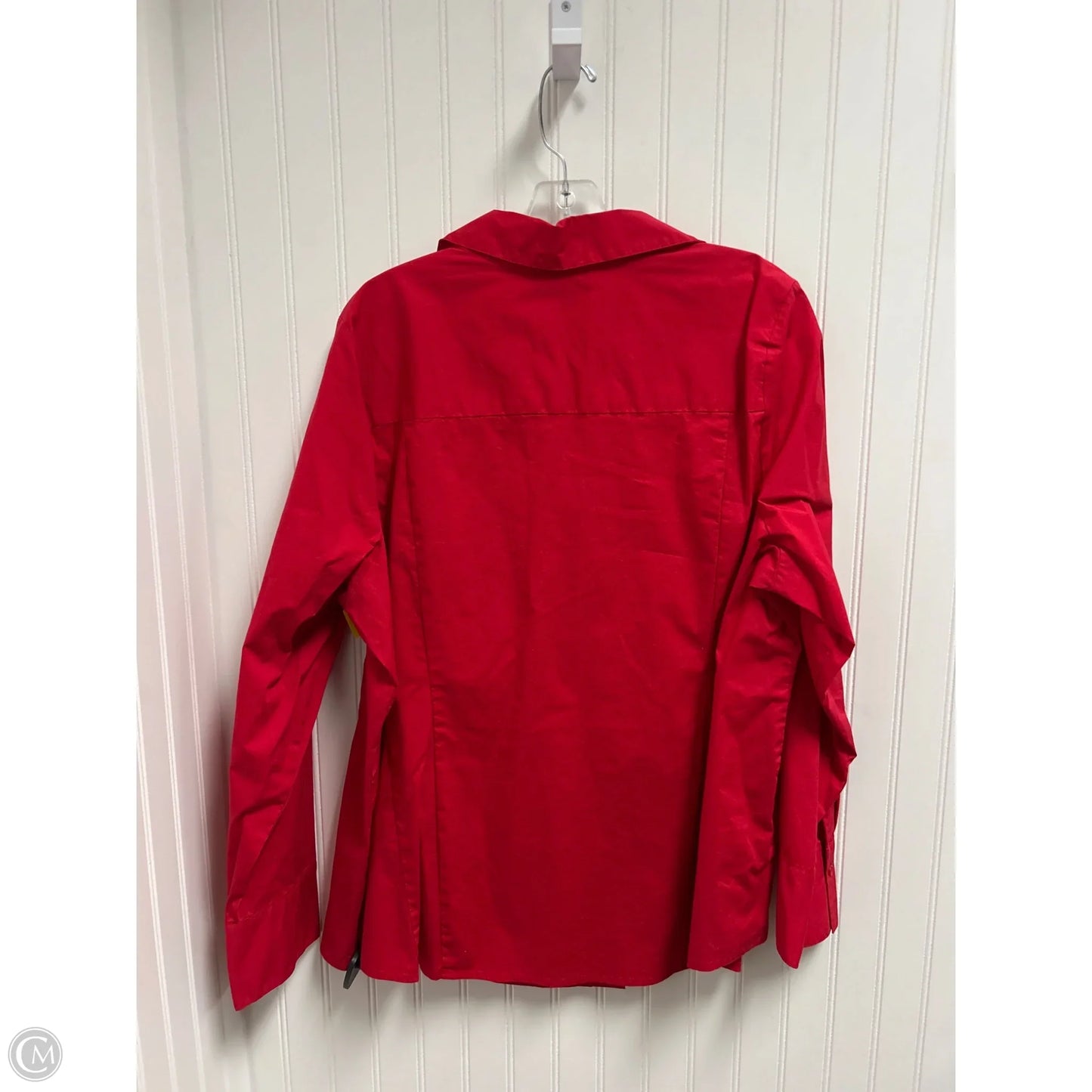 Top Long Sleeve By Lane Bryant In Red, Size: 4x