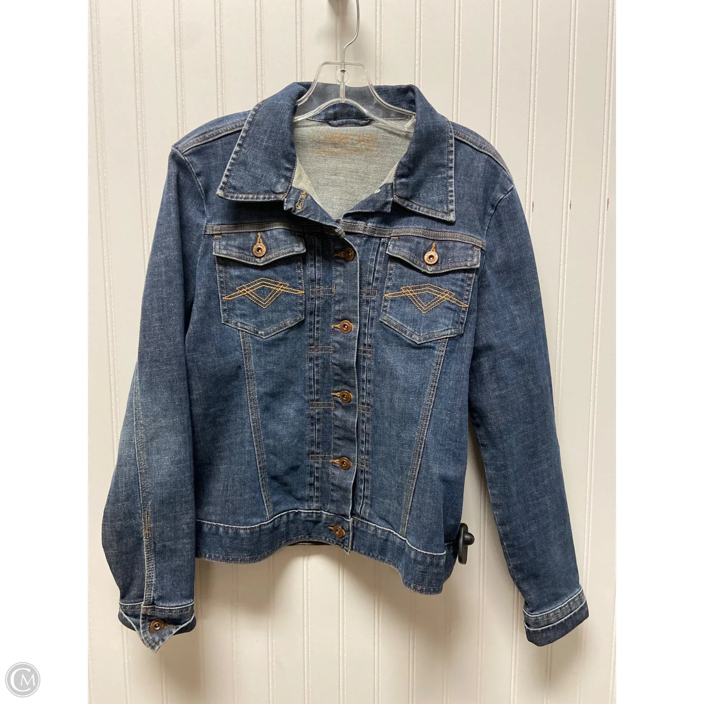 Jacket Denim By Cherokee In Blue Denim, Size: 16