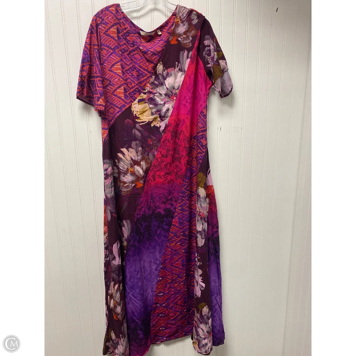 Dress Casual Maxi By Soft Surroundings In Pink & Purple, Size: Xl