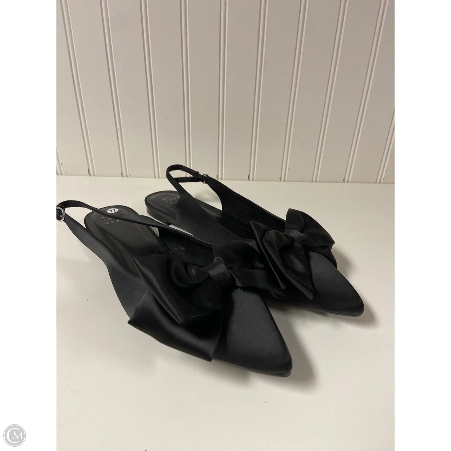 Shoes Flats By A New Day In Black, Size: 11