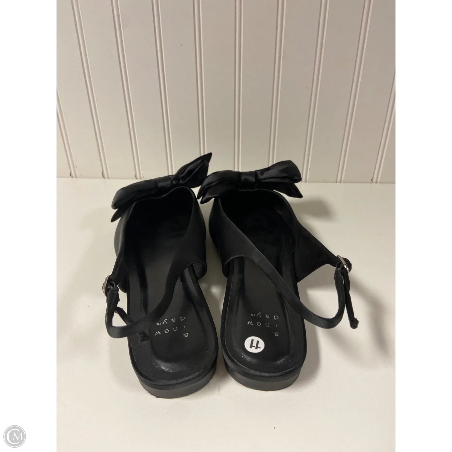 Shoes Flats By A New Day In Black, Size: 11