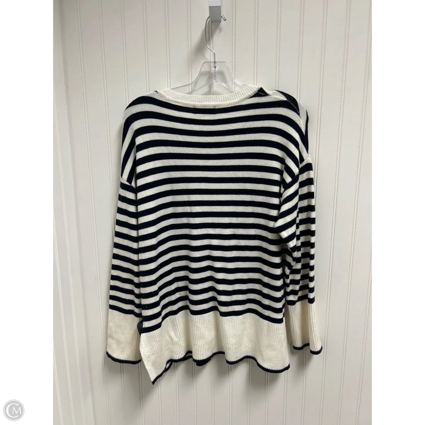 Sweater By Tail In Striped Pattern, Size: M