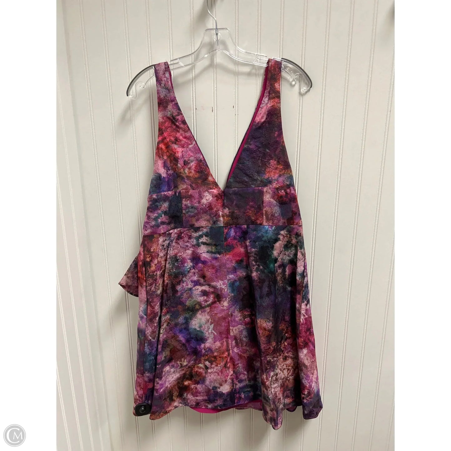 Dress Party Short By Marchesa Notte In Pink & Purple, Size: L