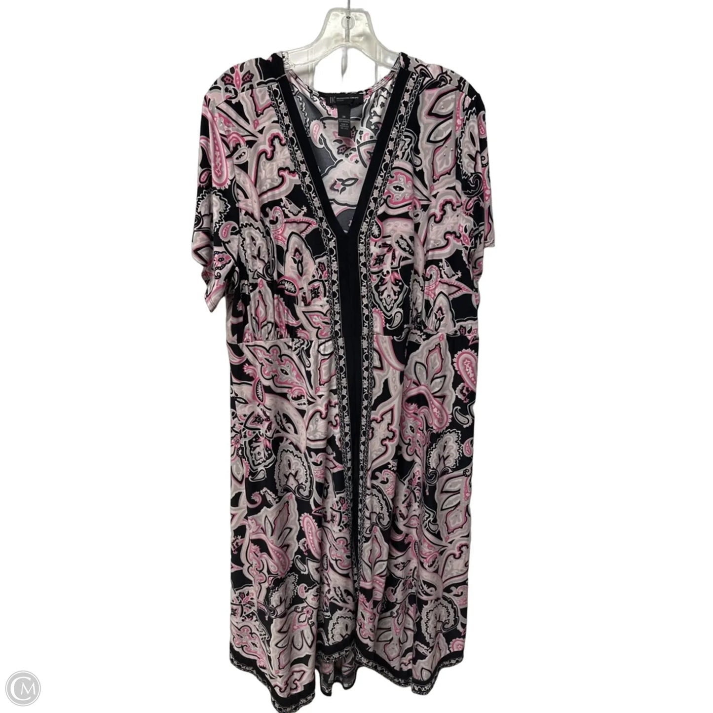 Dress Party Midi By Inc In Pink, Size: 3x