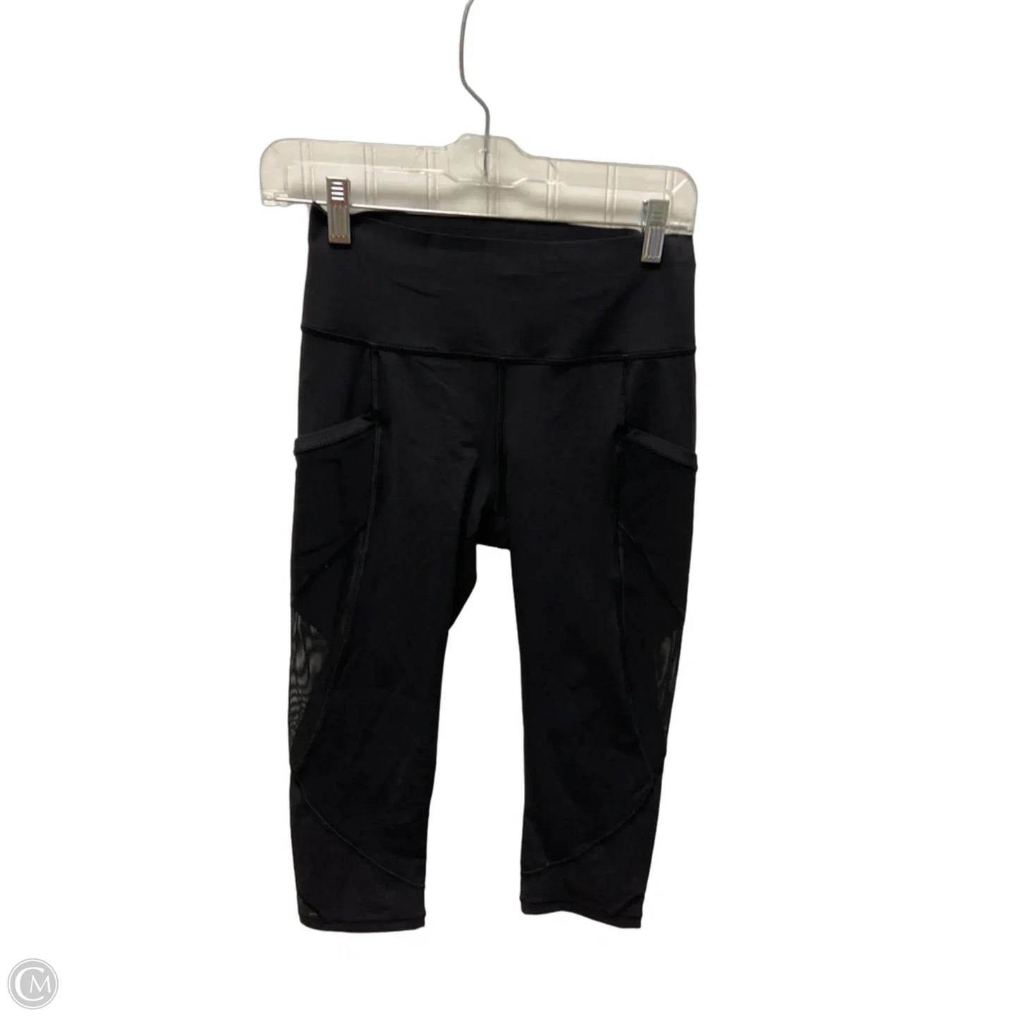 Athletic Capris By Lululemon In Black, Size: S