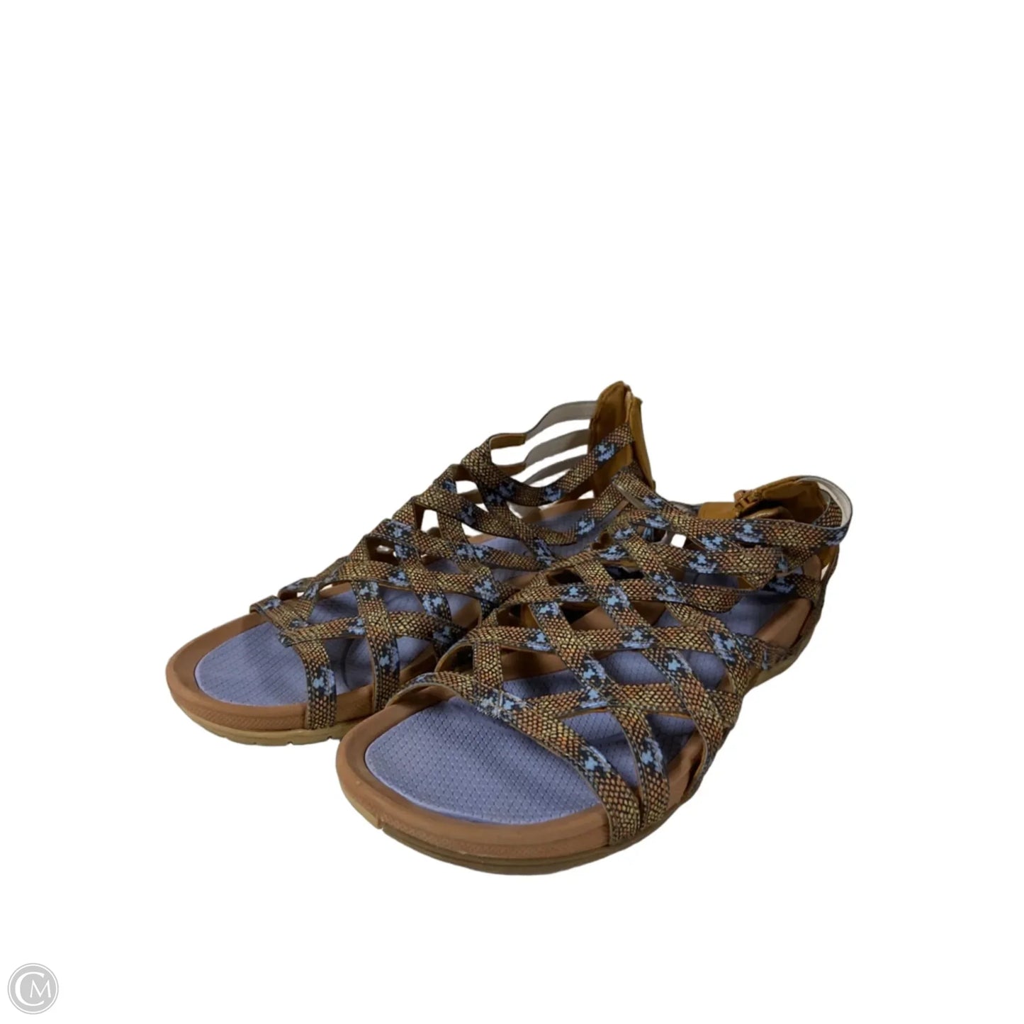 Shoes Flats By Bare Traps In Snakeskin Print, Size: 8