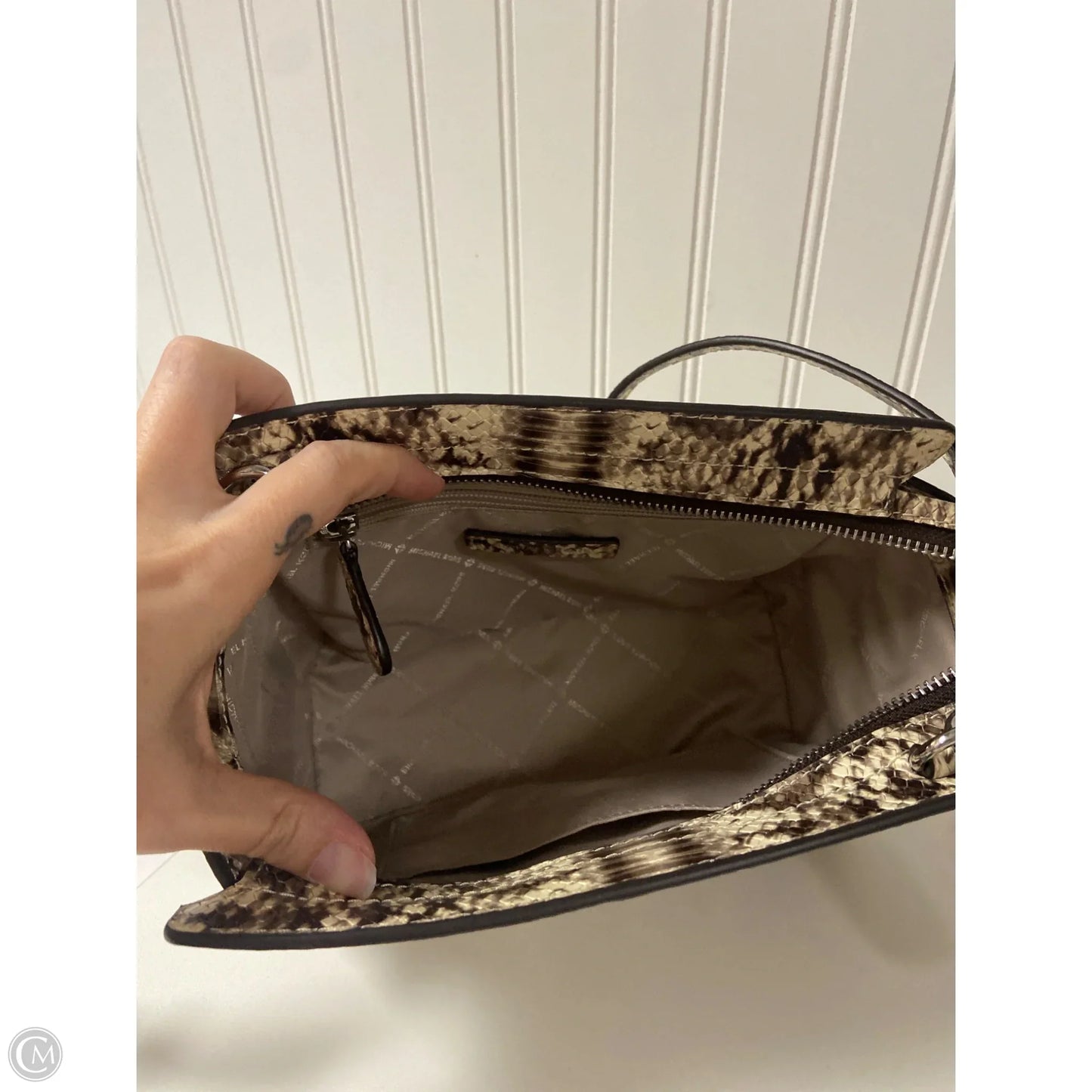 Crossbody Designer By Michael Kors, Size: Medium