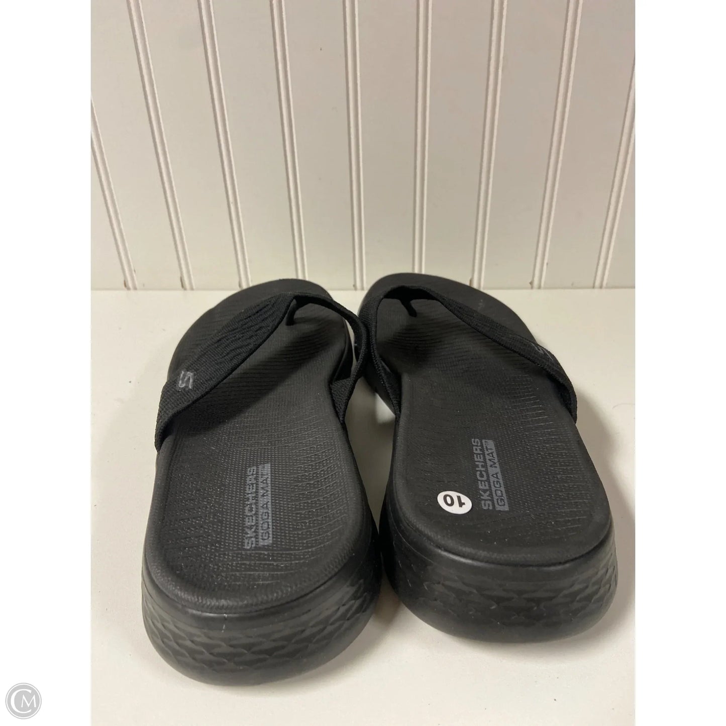 Sandals Flats By Skechers In Black, Size: 10