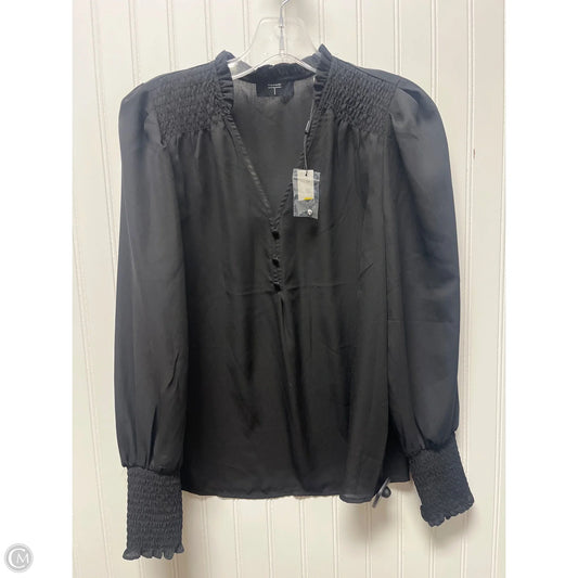Top Long Sleeve By Tahari In Black, Size: S