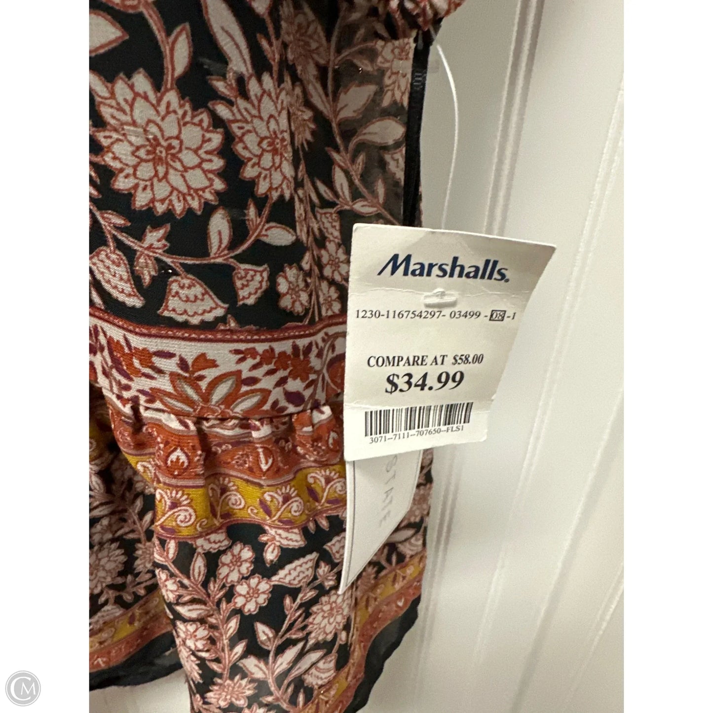 Dress Casual Midi By 1.state In Brown, Size: Xl