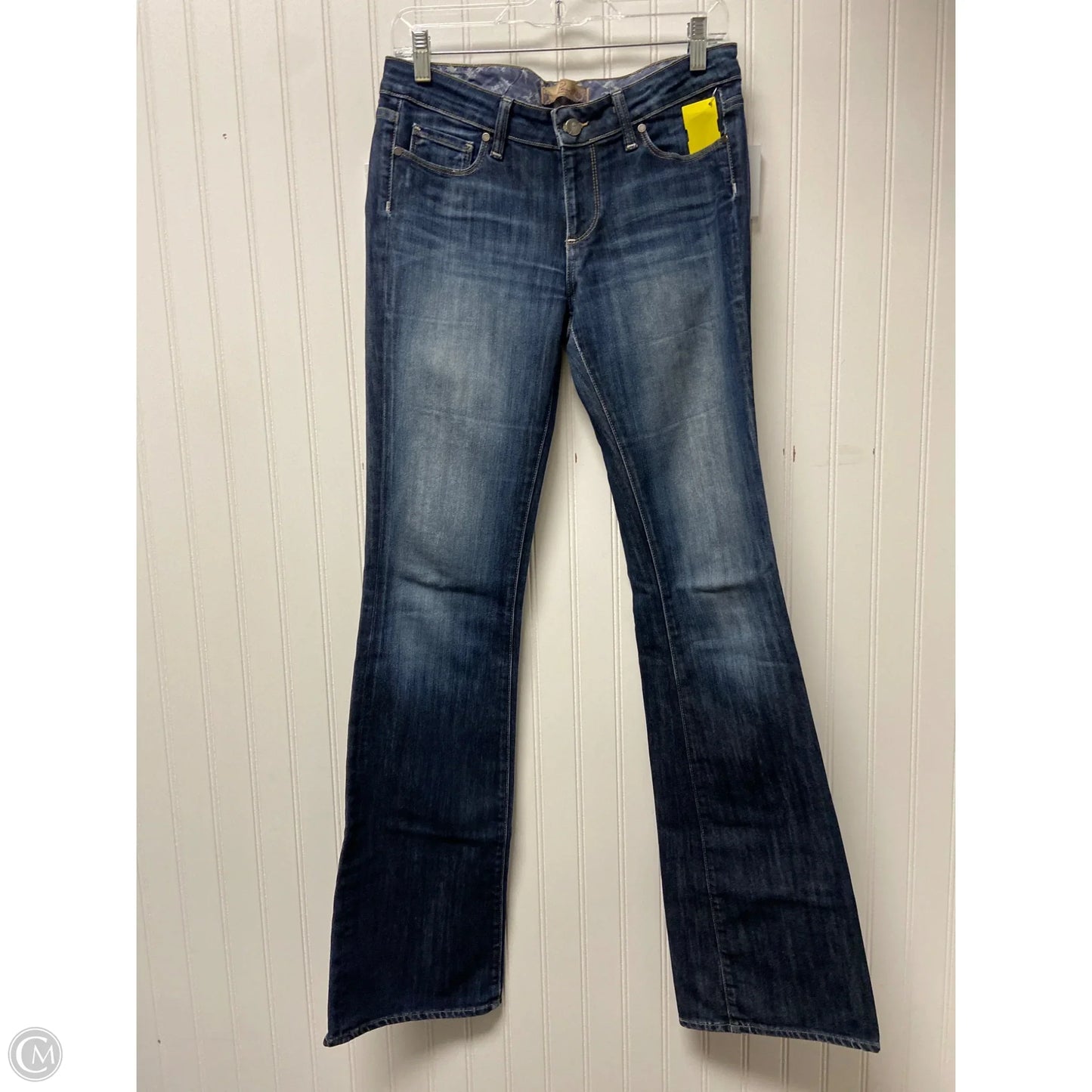 Jeans Boot Cut By Paige In Blue Denim, Size: 6