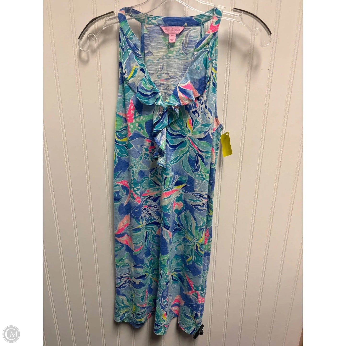 Dress Designer By Lilly Pulitzer In Blue & Pink, Size: Xs