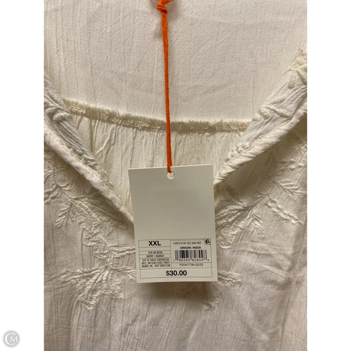 Top Long Sleeve By Knox Rose In Cream, Size: 1x