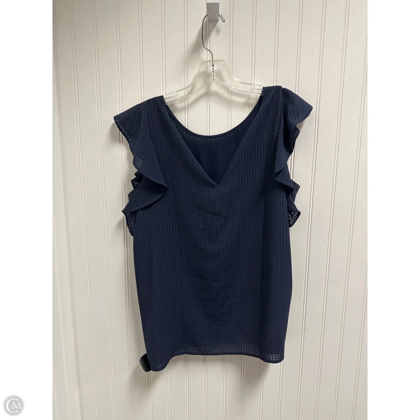 Top Sleeveless By Ann Taylor In Blue, Size: M