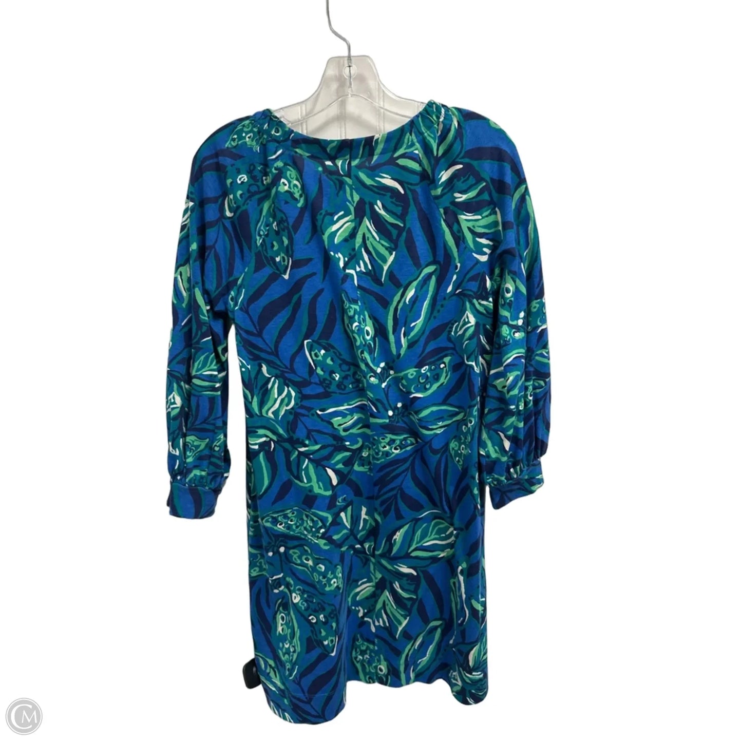 Dress Designer By Lilly Pulitzer In Blue & Green, Size: S