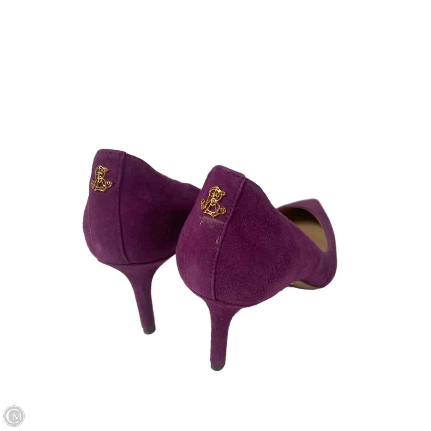 Shoes Heels Stiletto By Lauren By Ralph Lauren In Purple, Size: 9.5