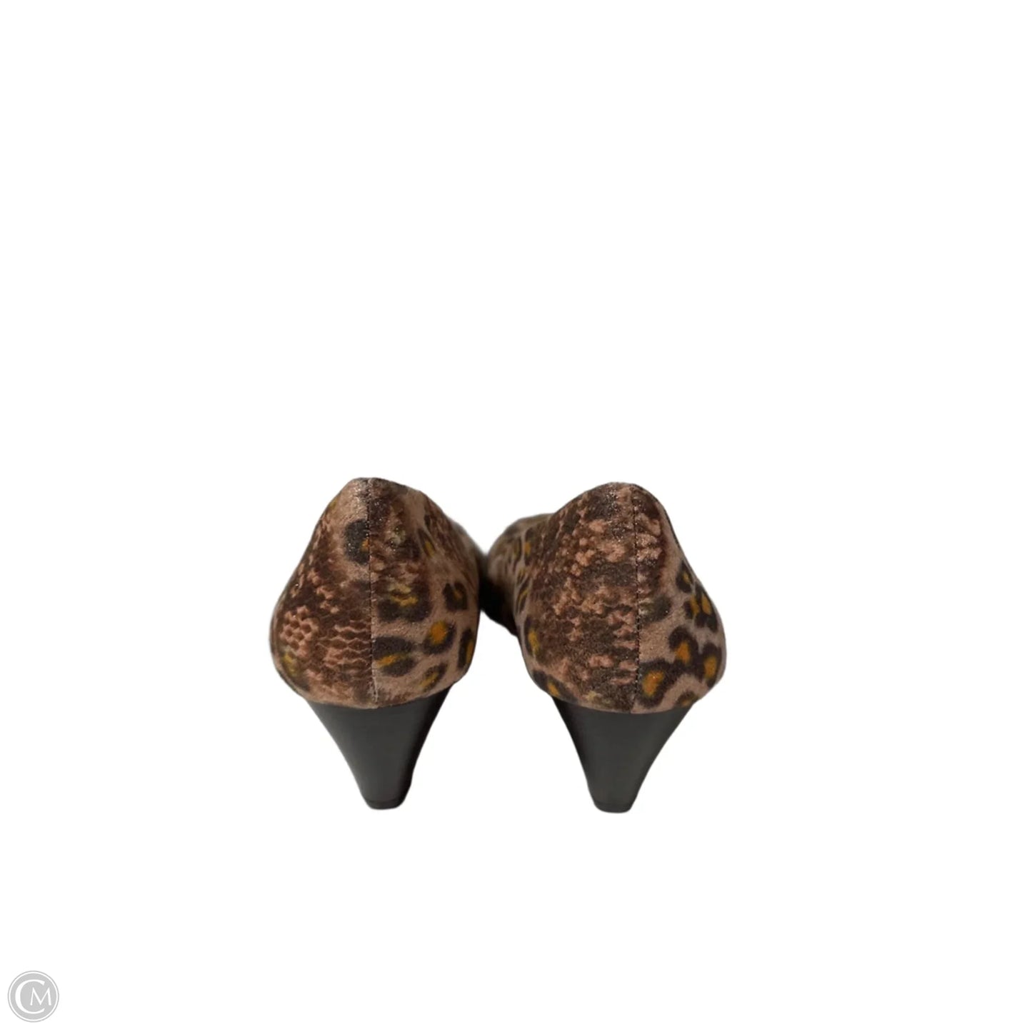 Shoes Heels Block By Laundry In Animal Print, Size: 9