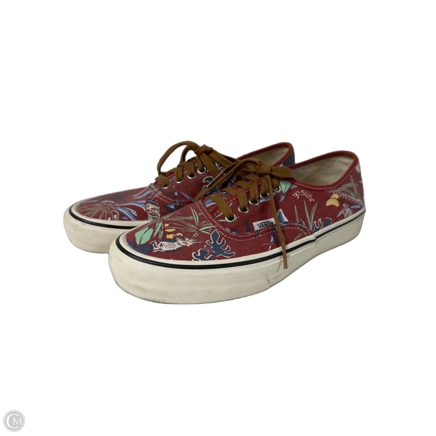 Shoes Sneakers By Vans In Maroon, Size: 9