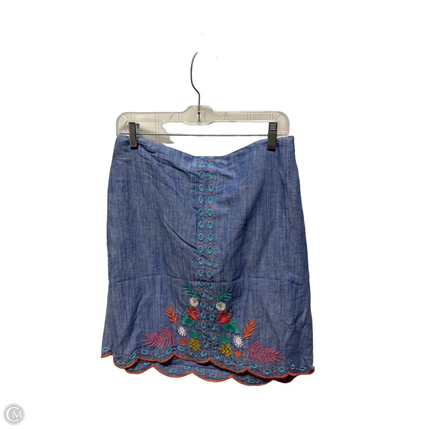 Skirt Midi By Talbots In Blue, Size: 6