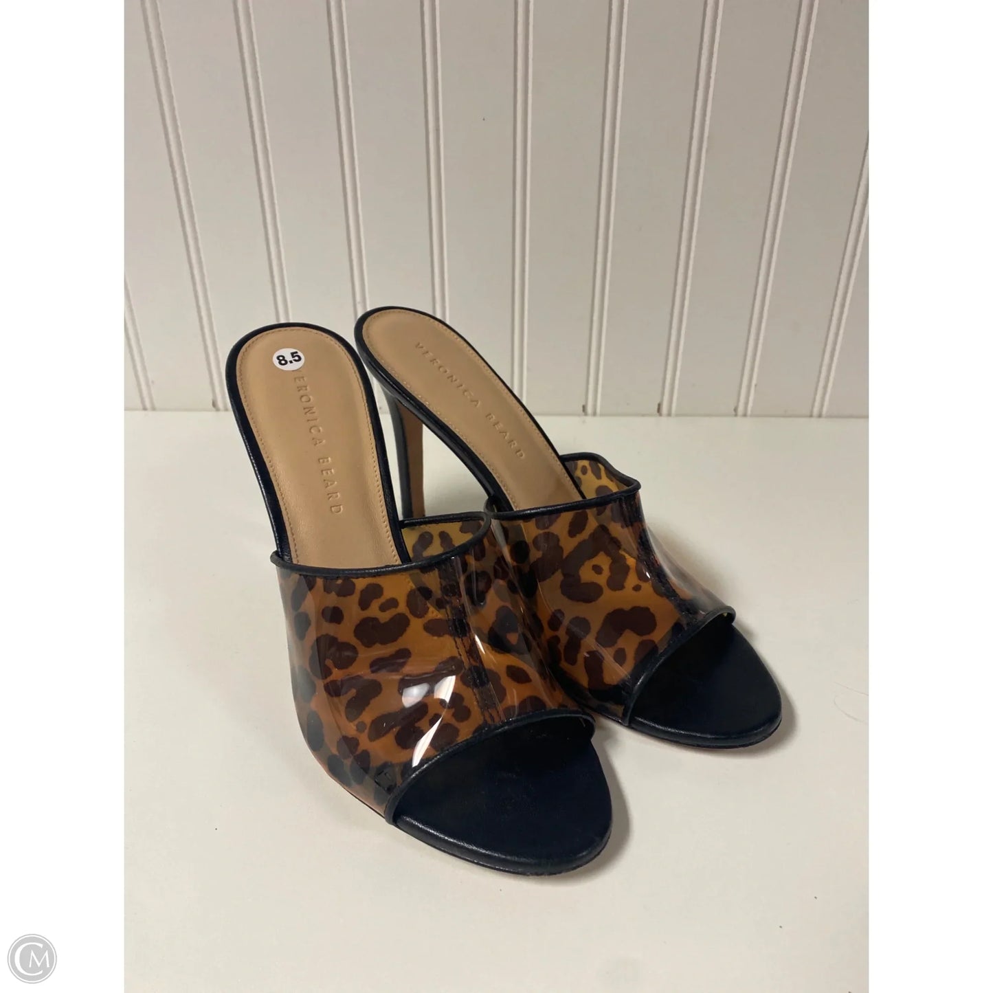 Shoes Heels Stiletto By Veronica Beard In Animal Print, Size: 8.5