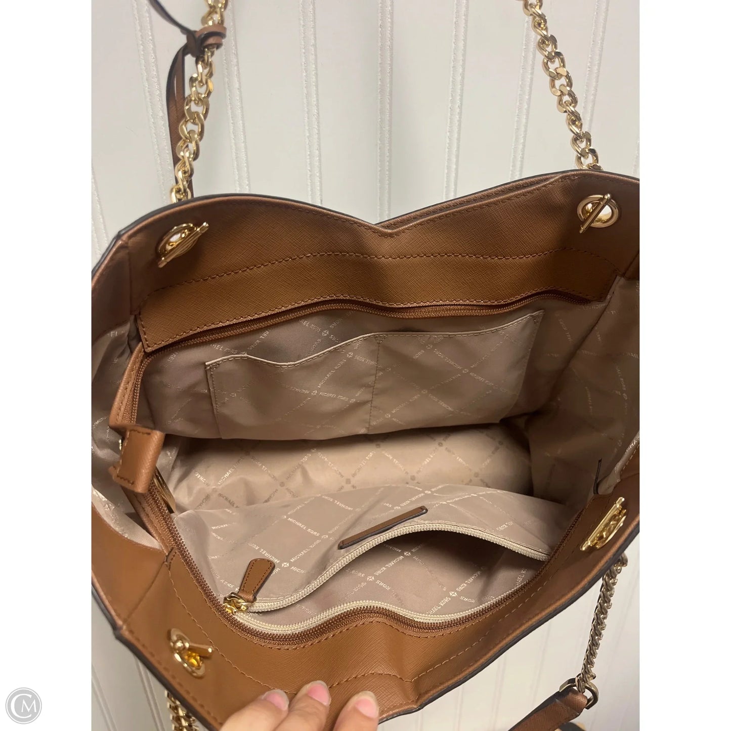 Handbag Designer By Michael Kors, Size: Large