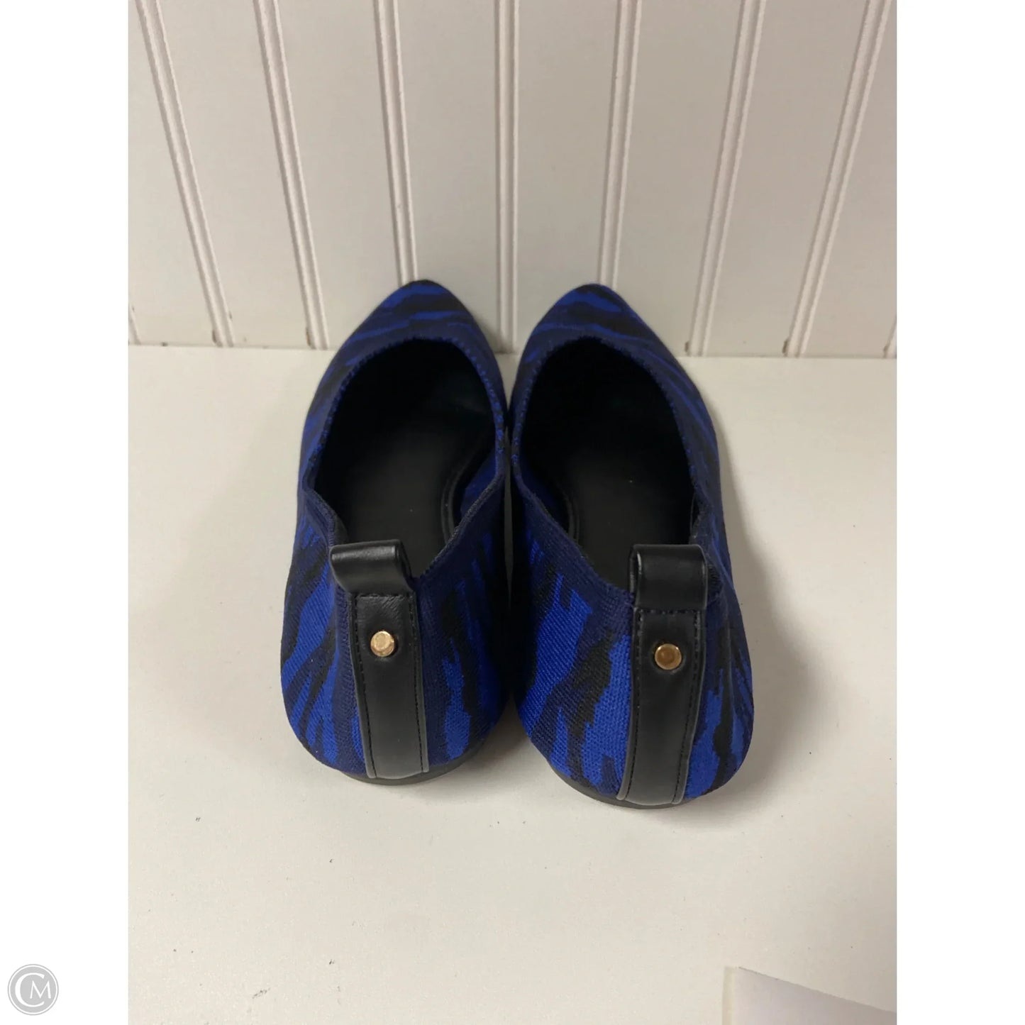 Shoes Flats By Clothes Mentor In Blue, Size: 9.5