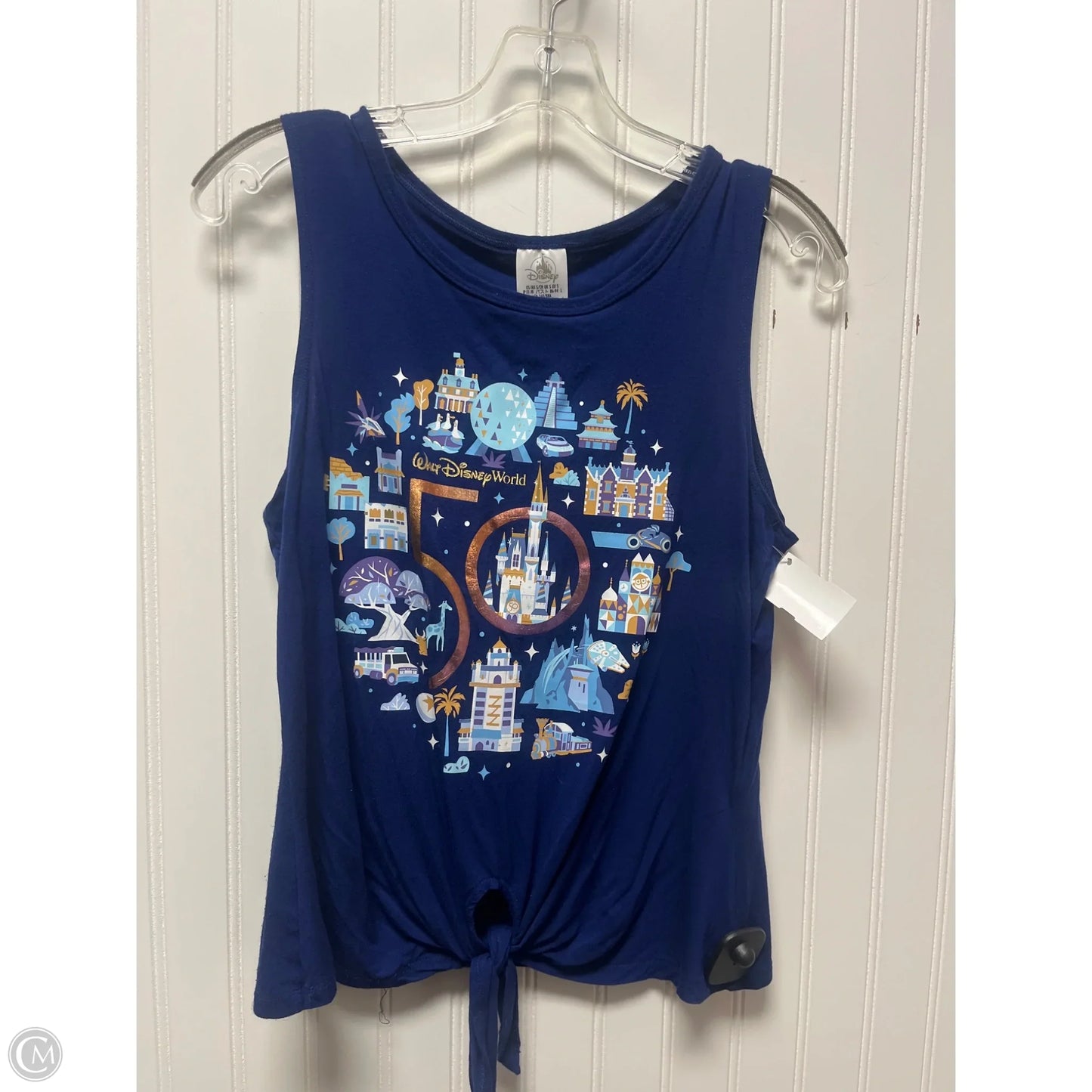 Top Sleeveless By Disney Store In Blue, Size: S