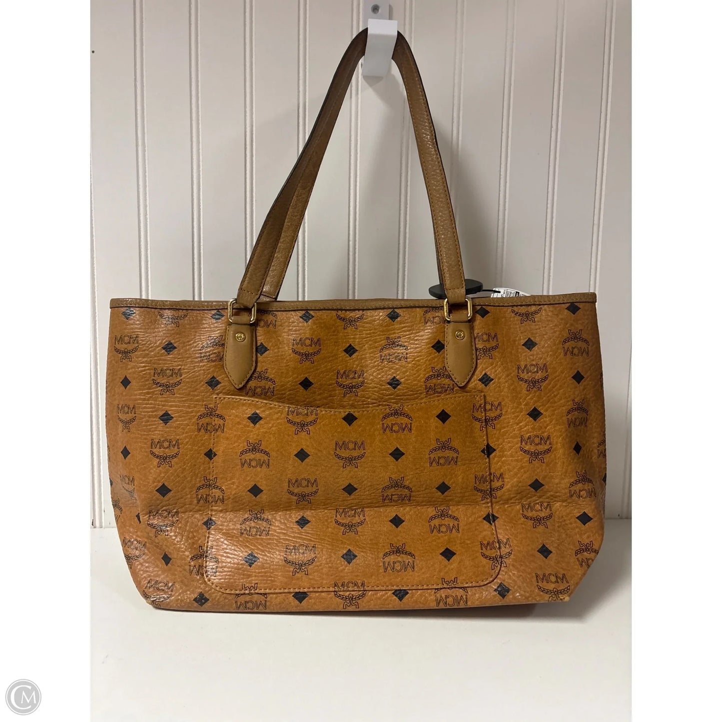Tote Luxury Designer By Mcm, Size: Large