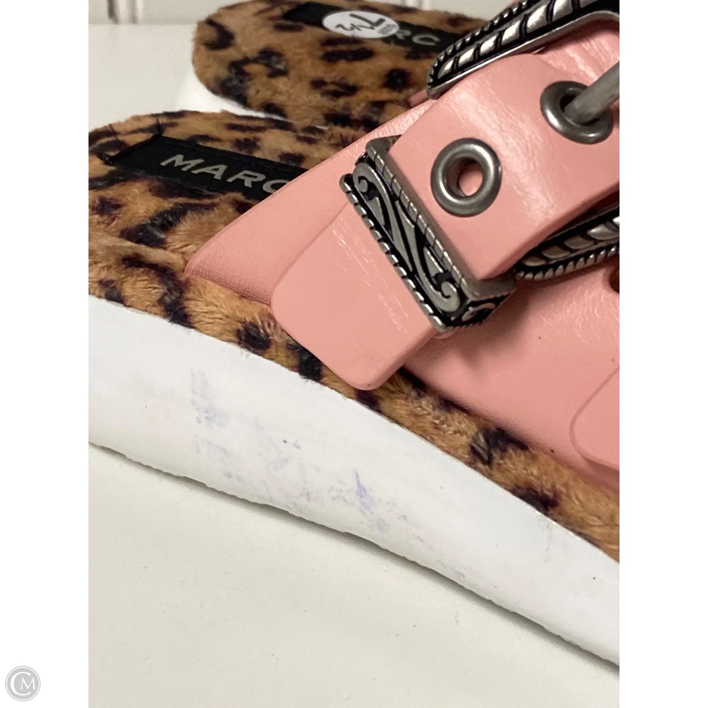 Sandals Luxury Designer By Marc Jacobs In Animal Print, Size: 7.5