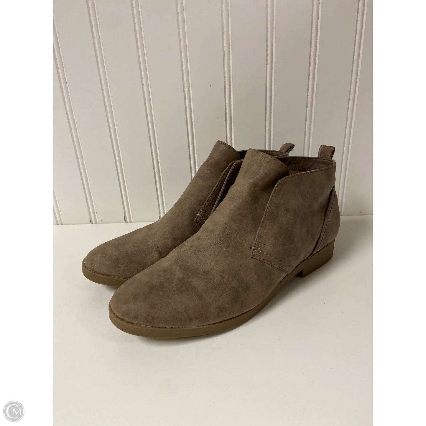 Boots Ankle Heels By Indigo Rd In Taupe, Size: 8