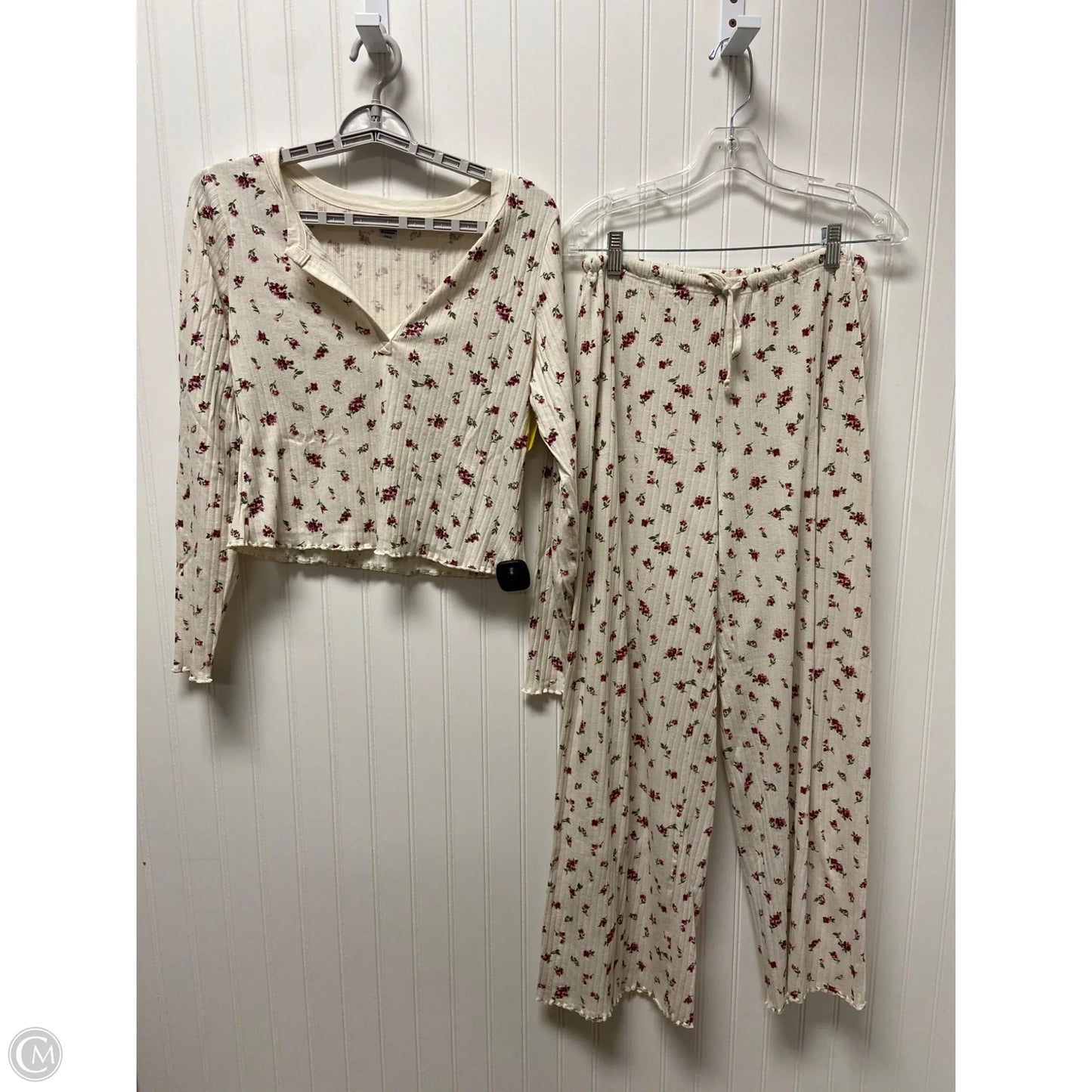 Lounge Set Pants By Old Navy In Cream, Size: M