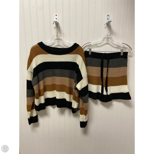 Lounge Set Shorts By She + Sky In Multi-colored, Size: M