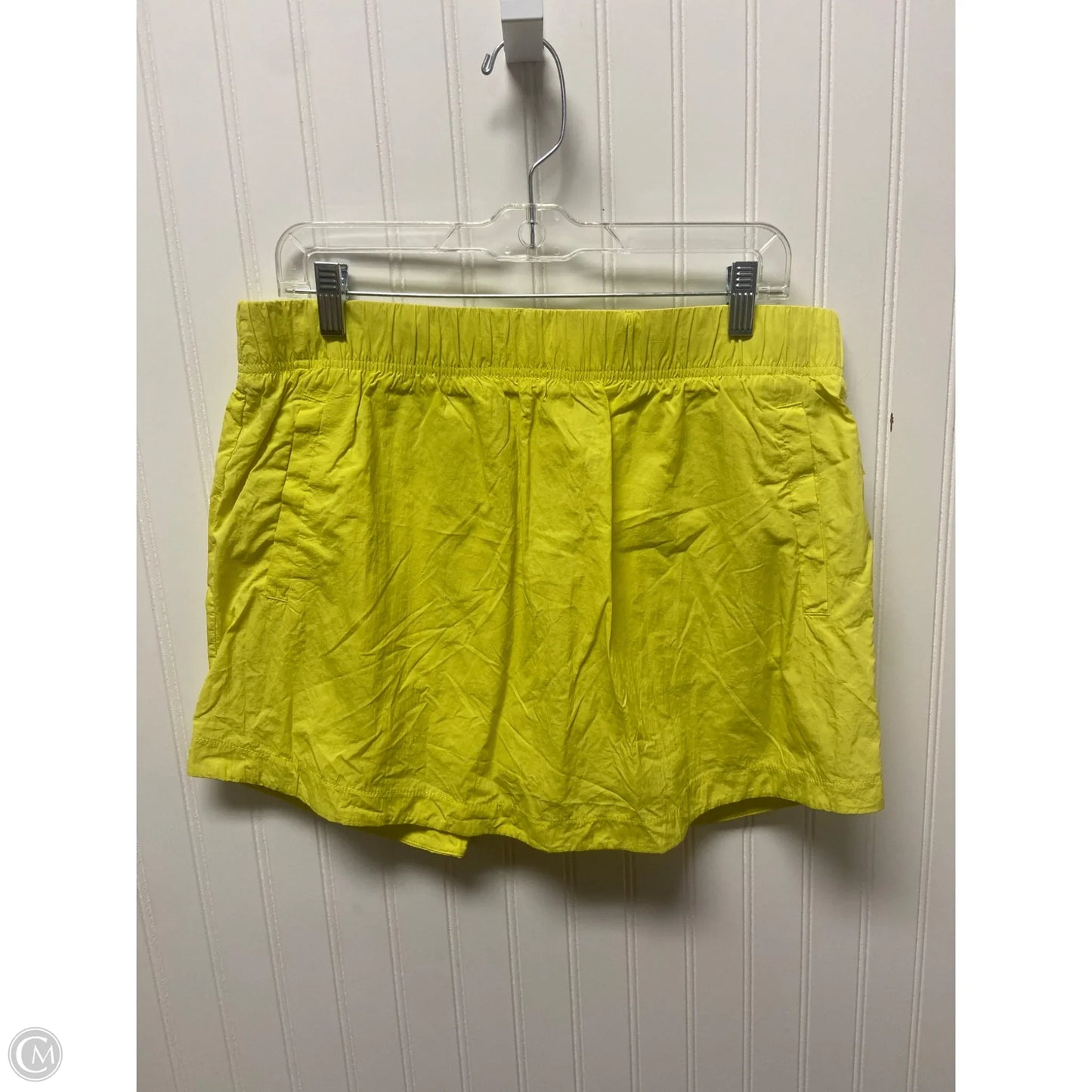 Athletic Skort By Spyder In Yellow, Size: L