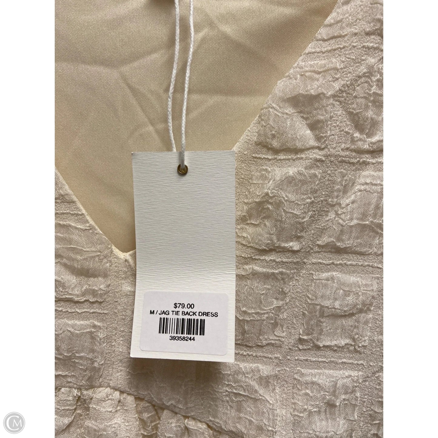 Dress Casual Short By Miou Muse In Cream, Size: M