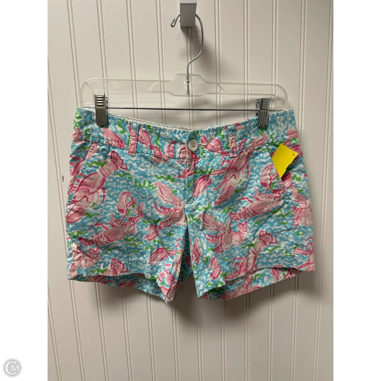 Shorts Designer By Lilly Pulitzer In Blue & Pink, Size: 0